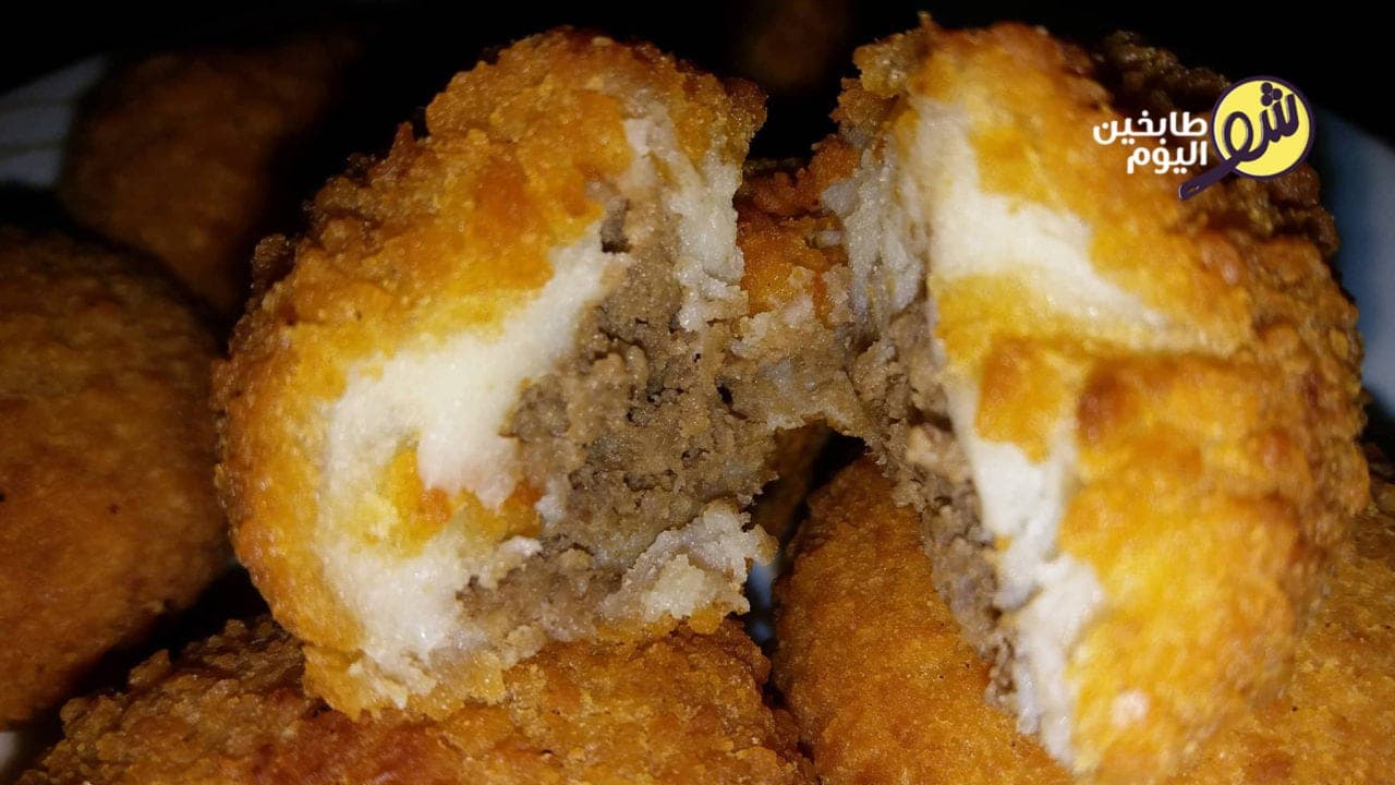 Potato Kibbeh Stuffed with Meat