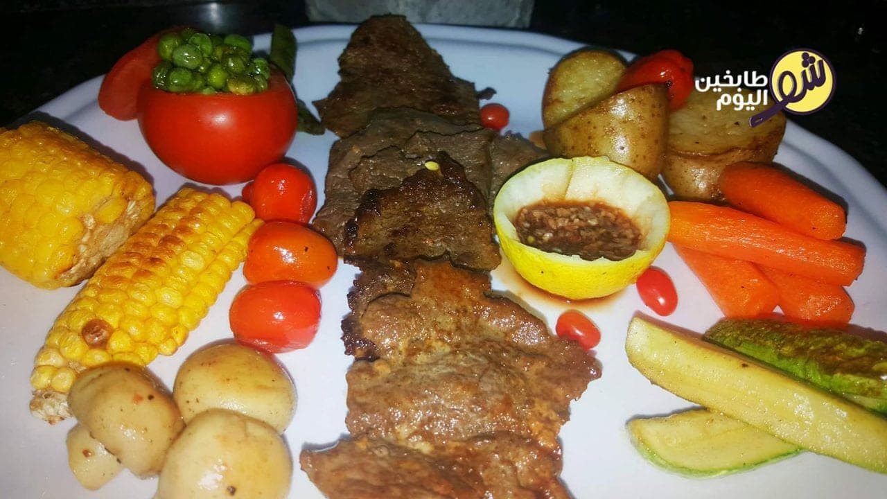 طريقة تحضير لحم الستيك بدبس الرمان