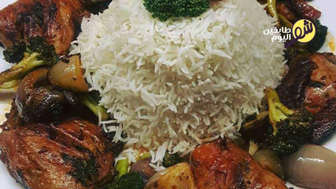 دجاج بالخضار