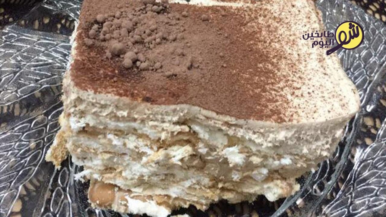 طريقة تحضير كيكة النسكافيه الباردة