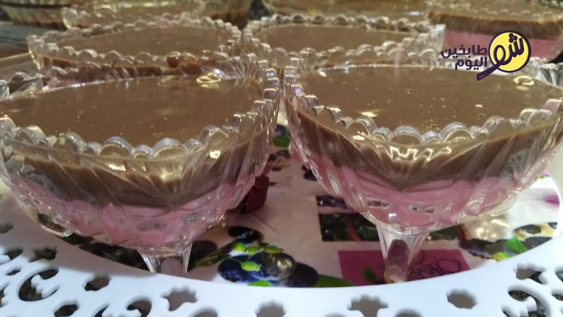 Strawberry and Chocolate Custard
