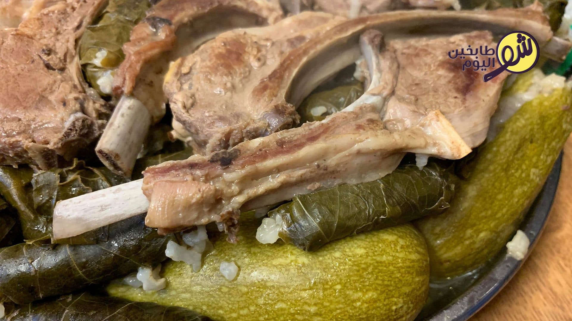 Grape Leaves and Zucchini with Lemon