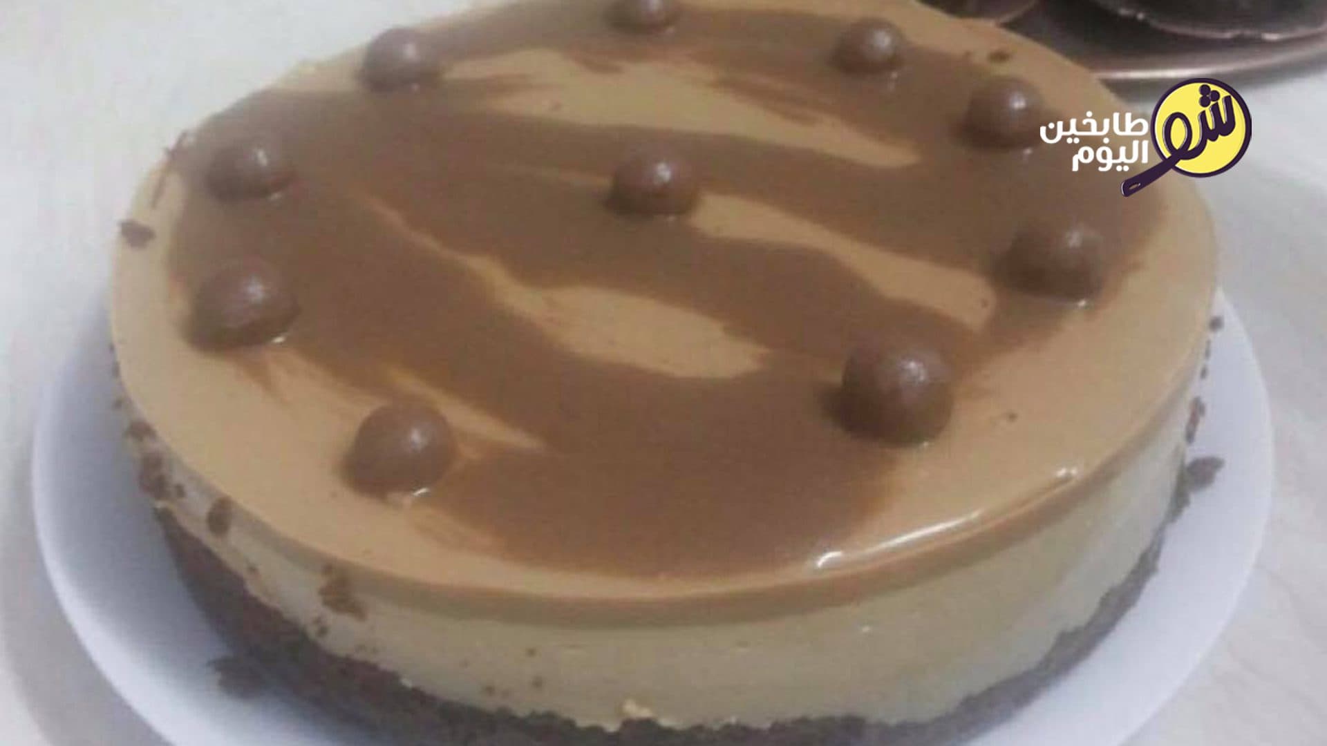 كيك البسكويت والكاراميل