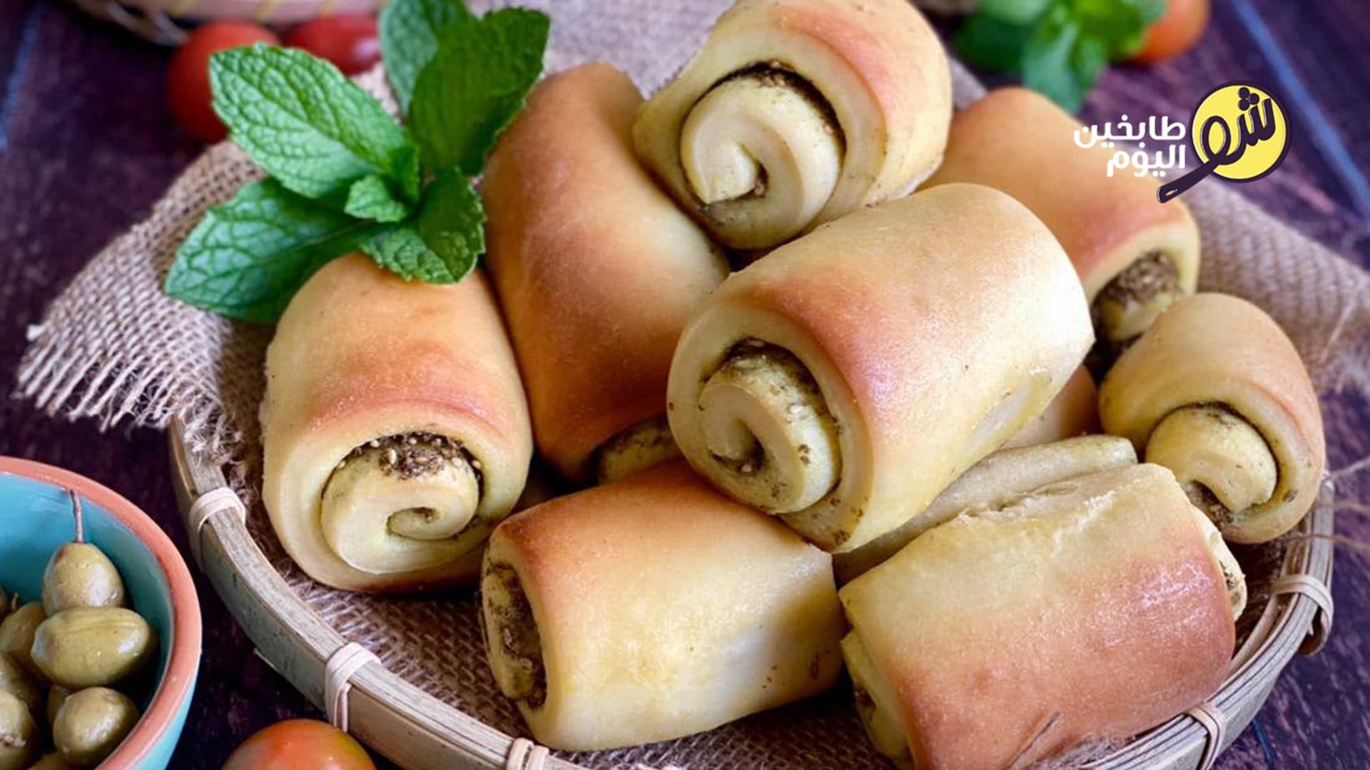 Za'atar Rolls with Potato Dough
