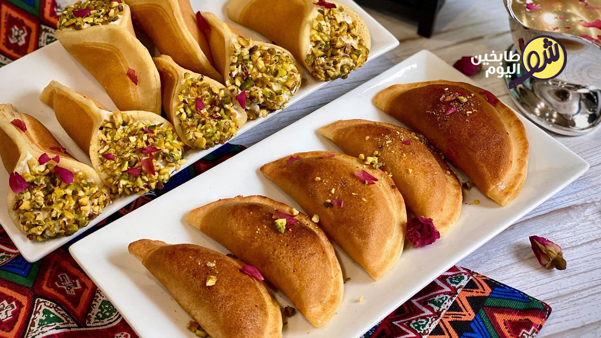 Qatayef with Semolina and Flour