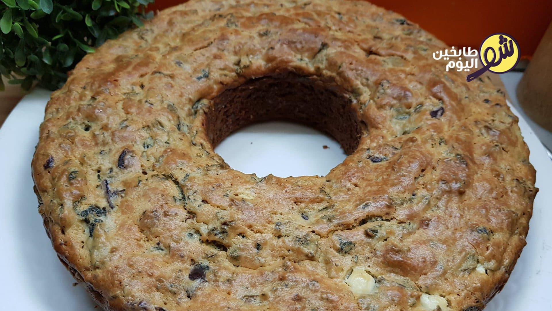 Savory Cake with Cheese and Fresh Thyme