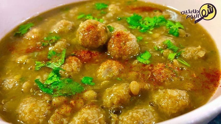 كبة راهب أو كبة حيلة بشوربة العدس