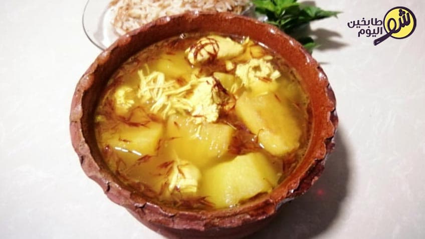 يخنة البطاطا والدجاج