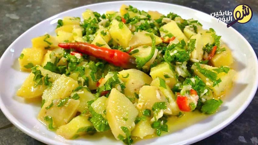 سلطة البطاطا السهلة